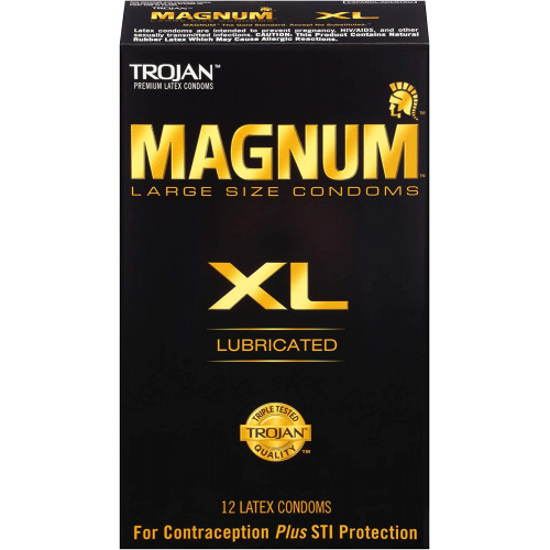 Trojan Magnum XL Large Size Lubricated Condoms